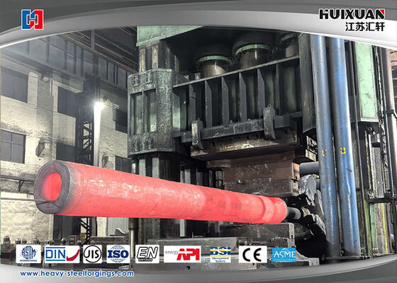 High temperature forged alloy steel barrel UNS N06617