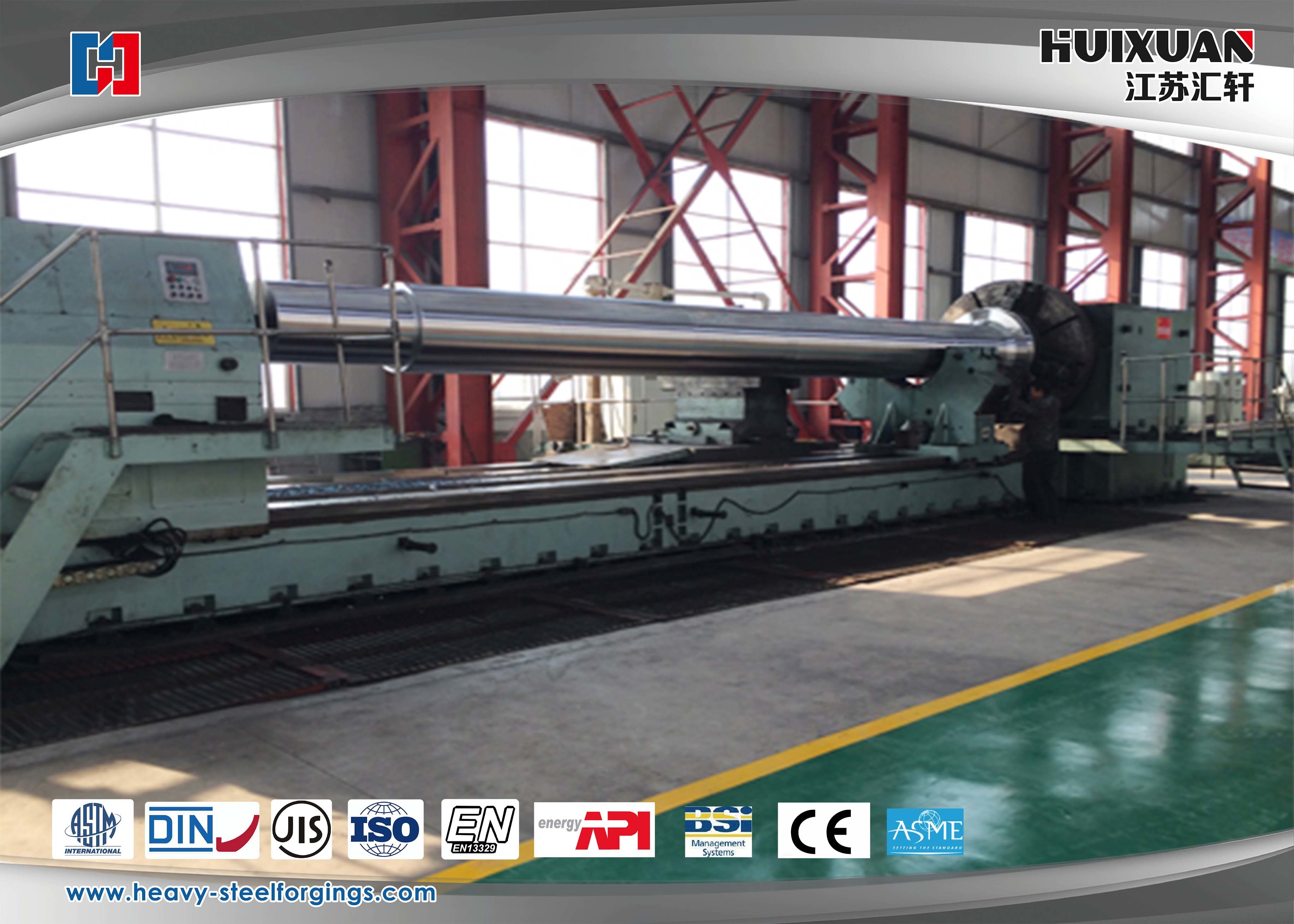 Heating Treatment Axle Shaft Forging 50Mn 34CrNiMo6 Marine Forging