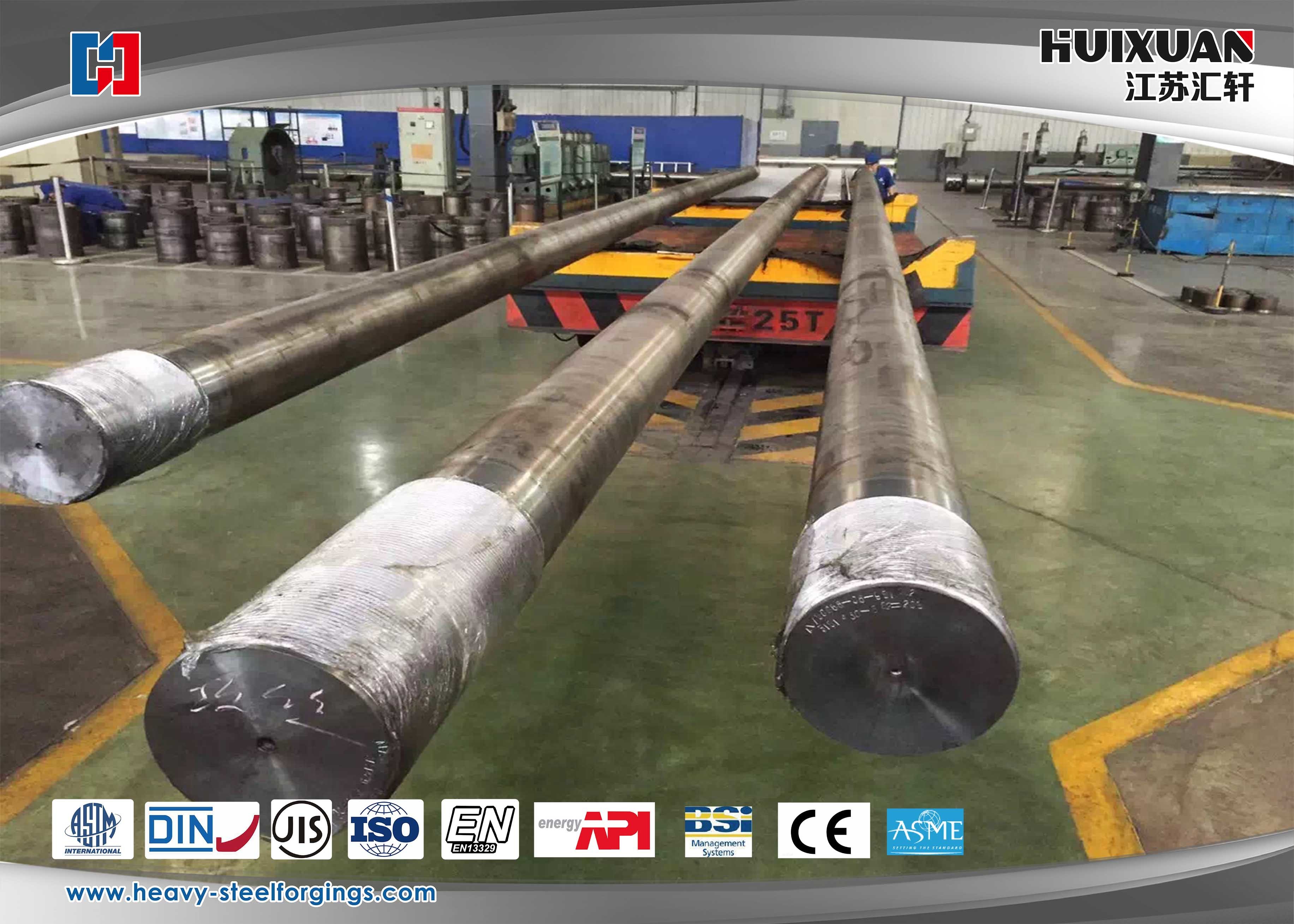 Heavy Duty Carbon Steel Forgings ASTM Standard Marine Pull Rod